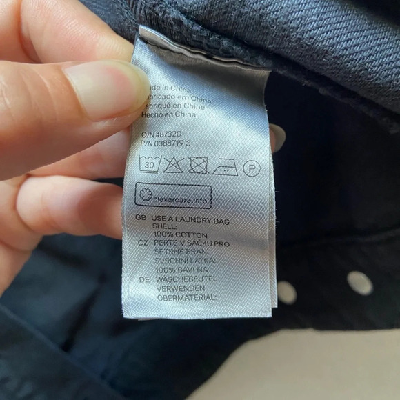 H&M X Coachella denim Aztec  festival frayed jean vest Sz 10 - Picture 5 of 7